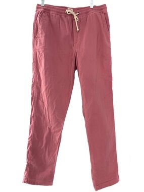 Marine Layer Pants Drawstring Large Peach Cotton Blend Casual Comfy Beach